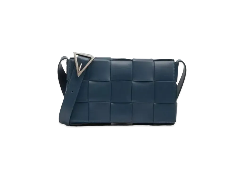 Bottega Veneta Cassette Crossbody Bag "Dark Blue"