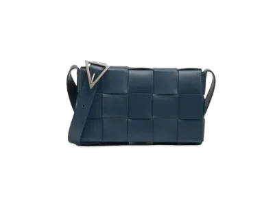 Bottega Veneta Cassette Crossbody Bag "Dark Blue"
