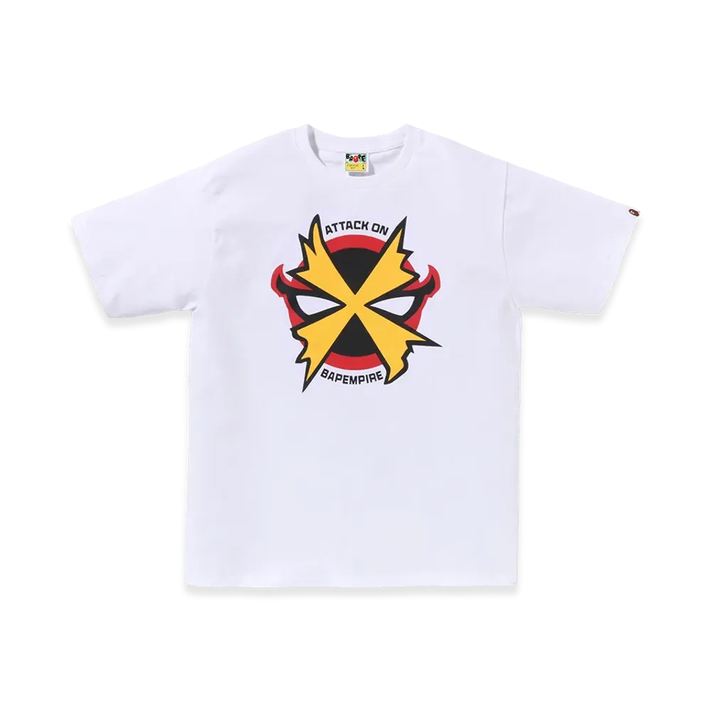 A BATHING APE BAPEMAN X Tee "White"