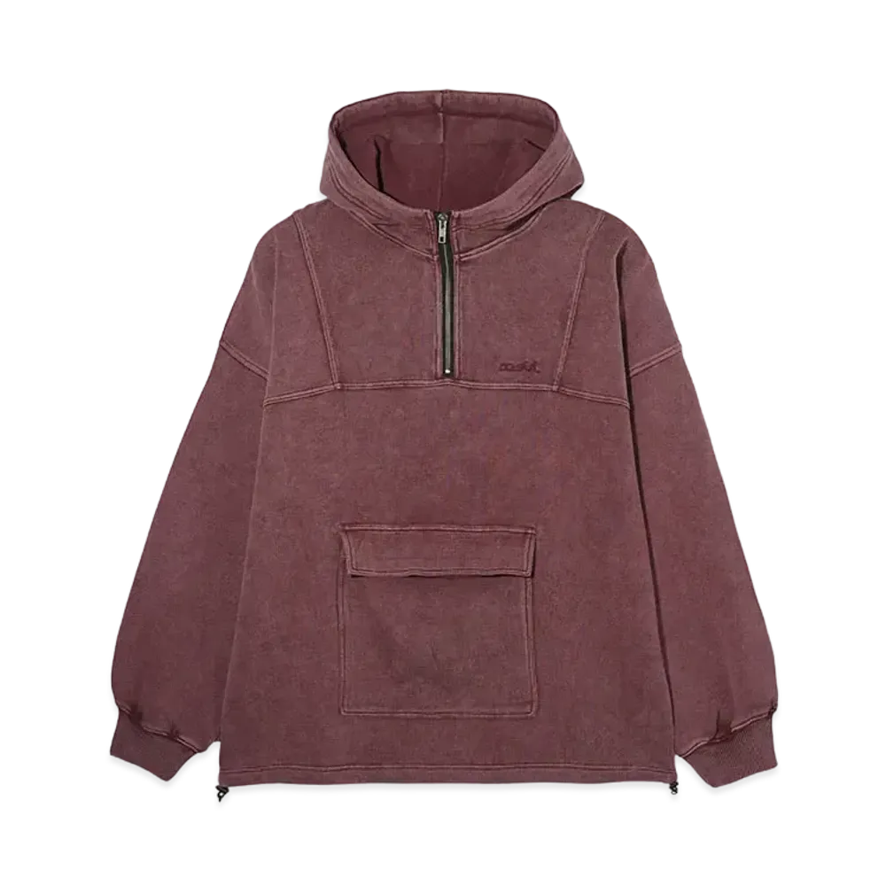 X-Girl Anorak Sweat Top "Burgundy"