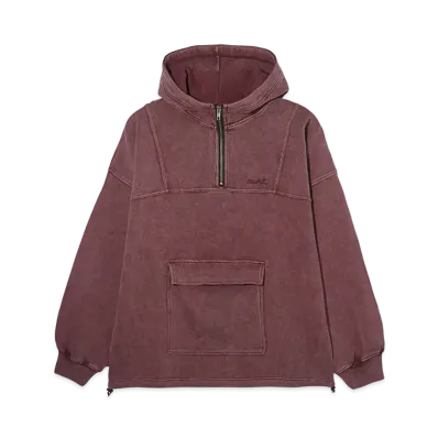X-Girl Anorak Sweat Top "Burgundy"