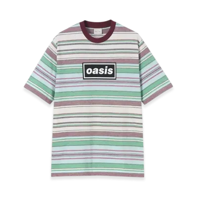 Paul Smith x Oasis Stripe & Logo T-Shirt "Green"