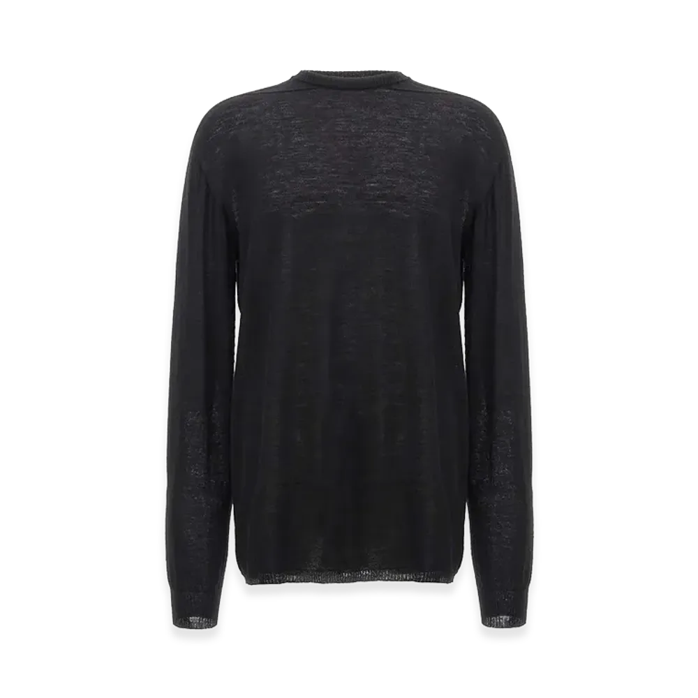 Rick Owens Women's Knit Oversized Sweater "Black"