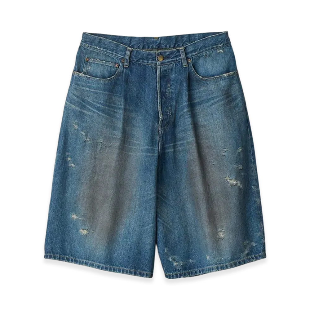 ssstein Baggy Denim Shorts "Indigo"