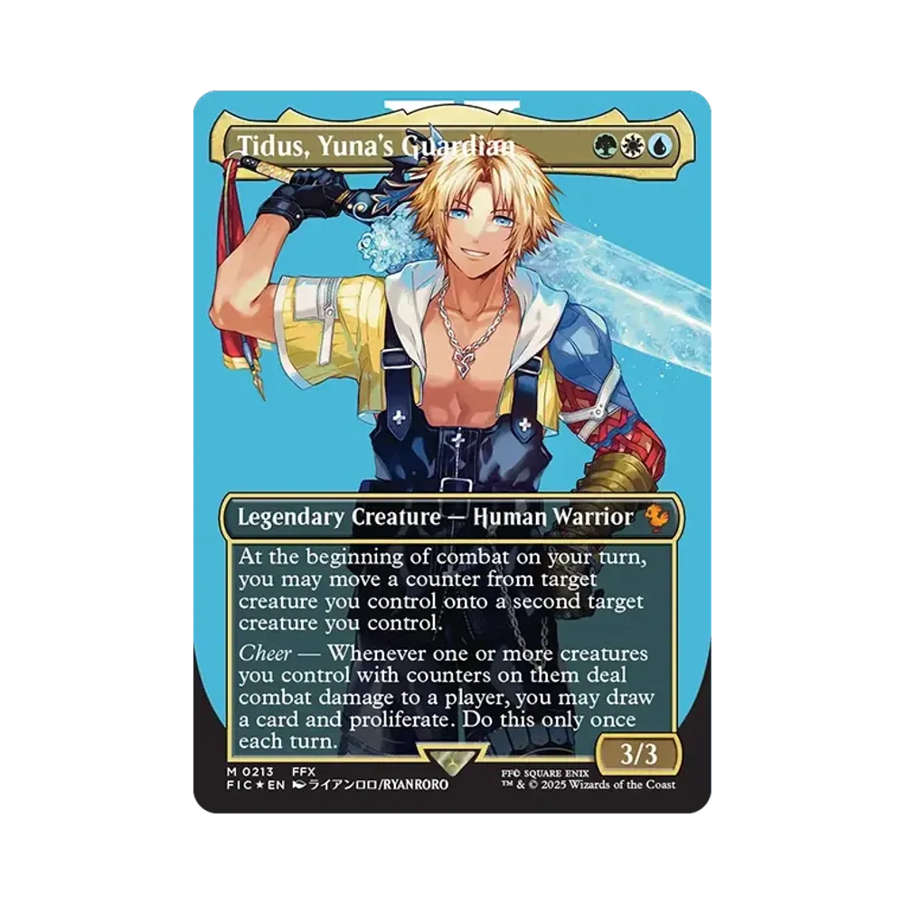 ユウナのガード、ティーダ M :サージ Foil :ボーダーレス版 [FIC 0213]【英語版】(ファイナルファンタジー)
