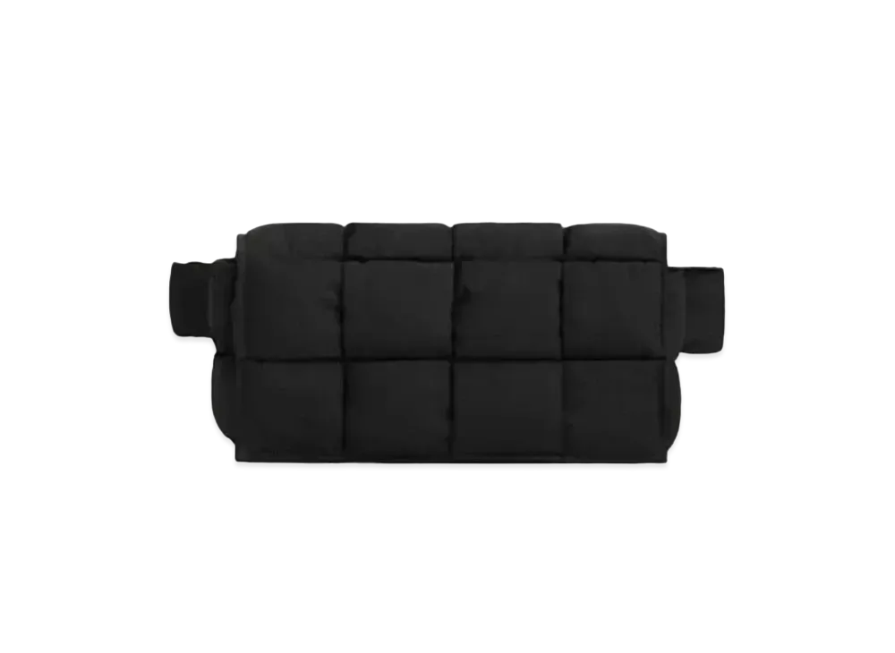 Bottega Veneta Intrecciato Bicolor Belt Bag "Black"