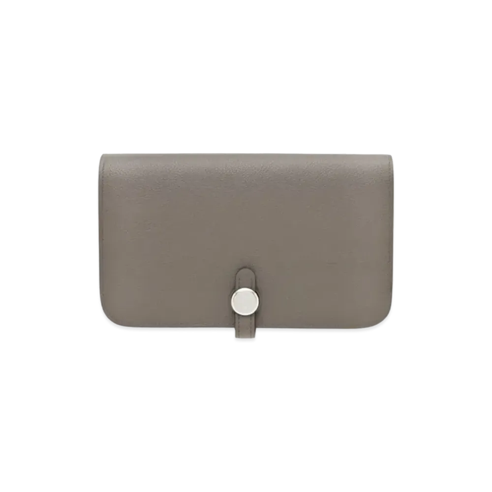 Hermes Dogon GM Evercolor "Etain/Silver"