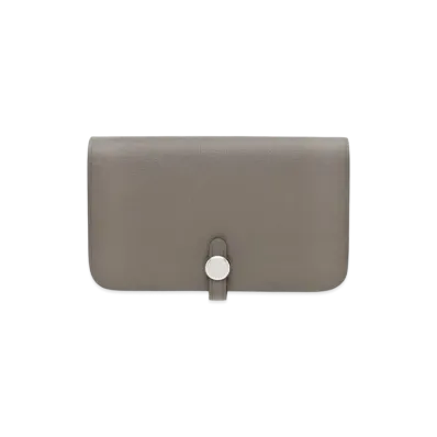 Hermes Dogon GM Evercolor "Etain/Silver"