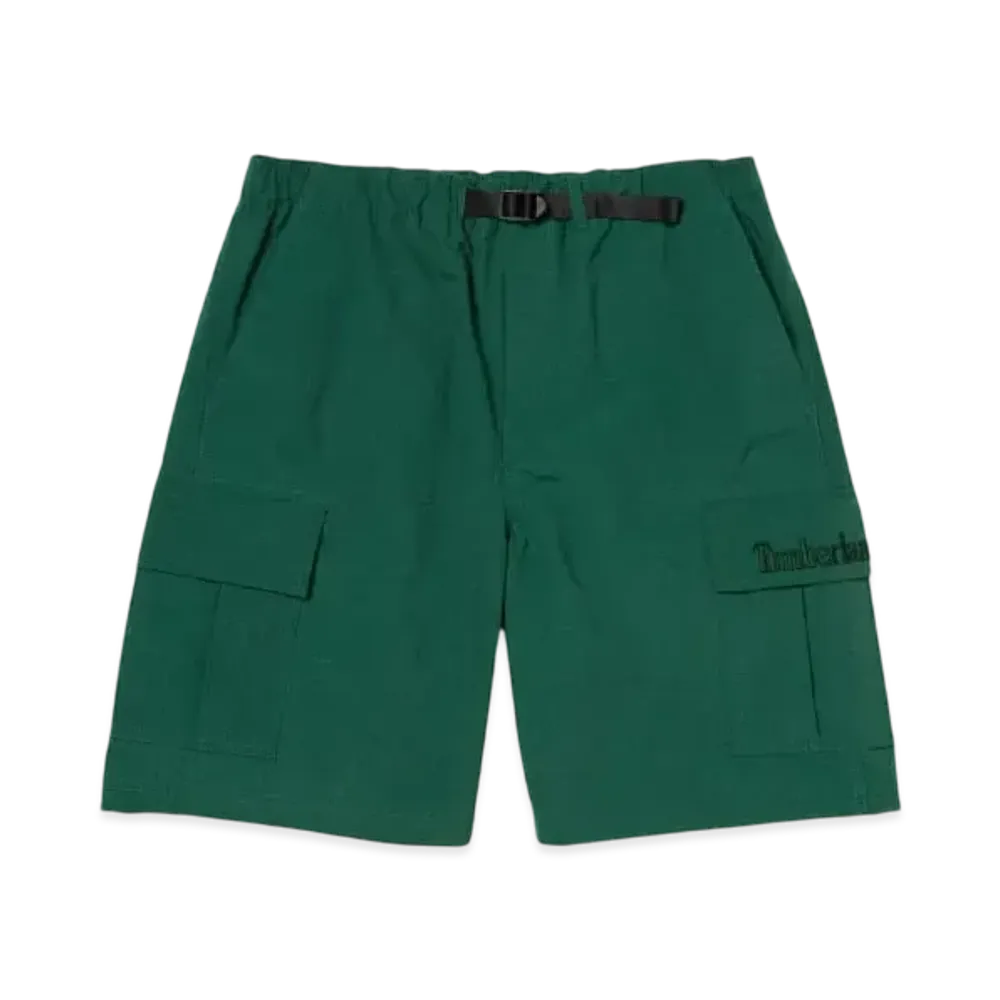 Timberland Allgender Nylon Cargo Shorts "Green"