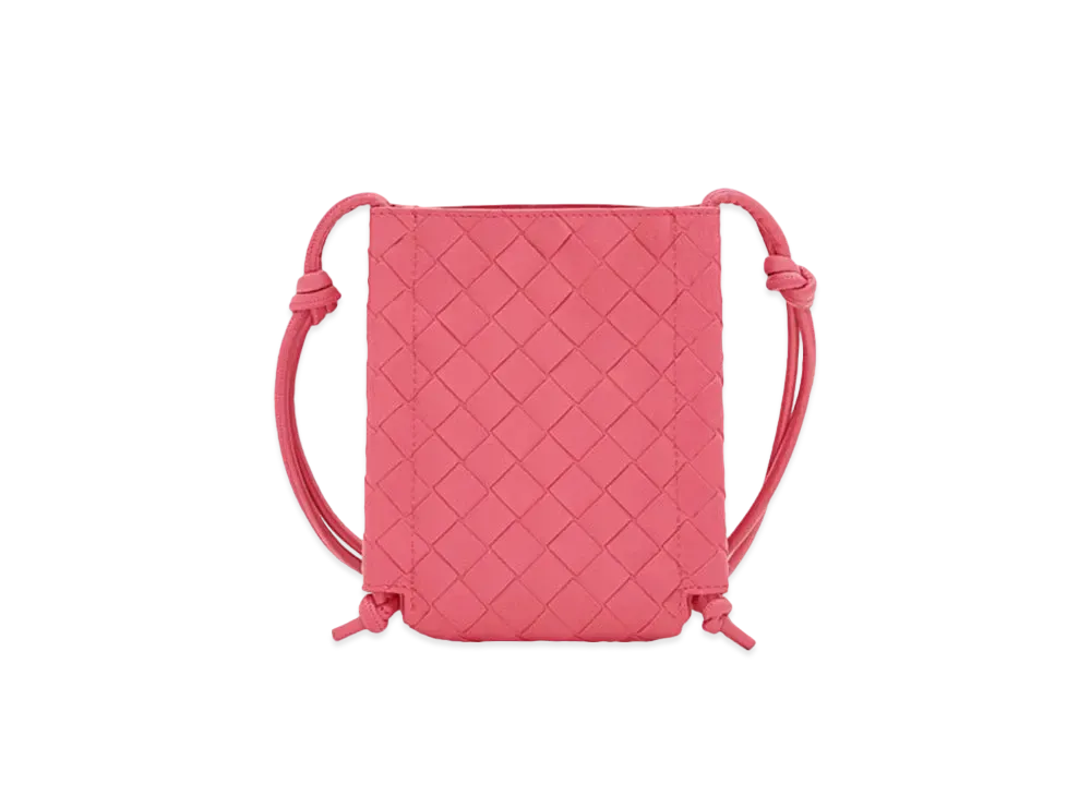 Bottega Veneta Pouch Small Open Shoulder "Cranberry"