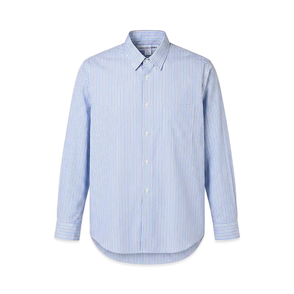COMME des GARCONS SHIRT Wide Classic Yarn Dyed Cotton Stripe Poplin "Stripe"