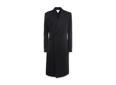 Bottega Veneta Women's Compact Wool Coat "Black"