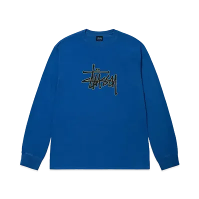 Stussy Outlined Pigment Dyed LS Tee "Almond"