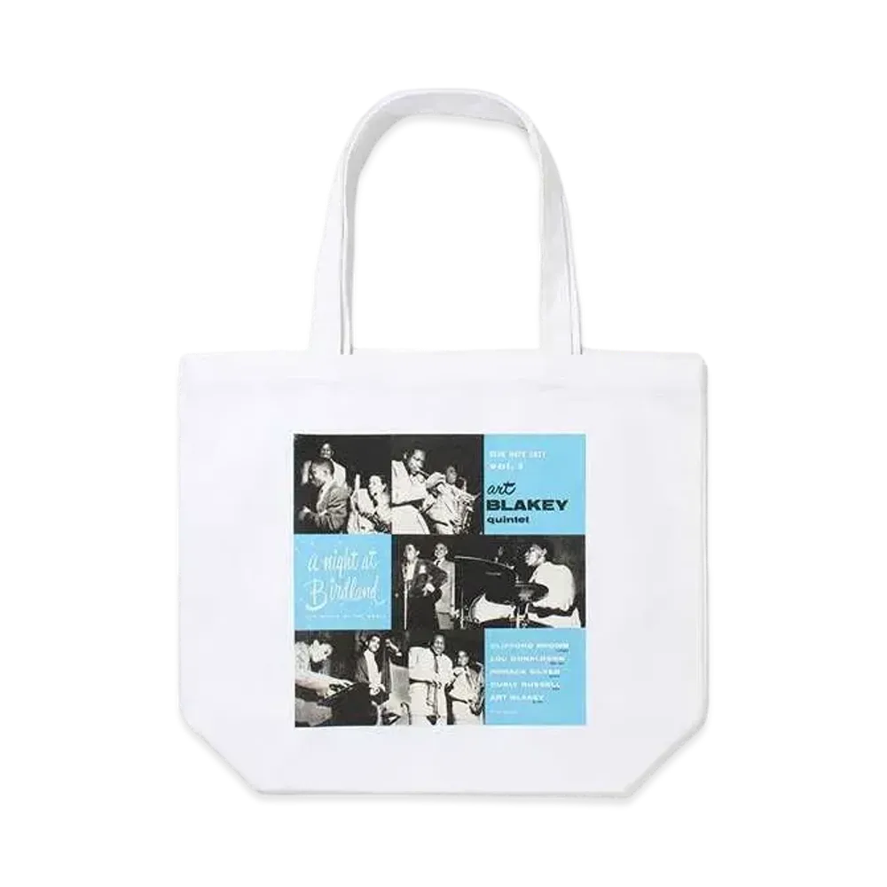 WACKO MARIA BLUE NOTE Tote Bag Type-1 "White"