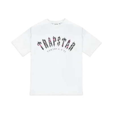 TRAPSTAR Irongate Arch Camo Tee "White/Pink"