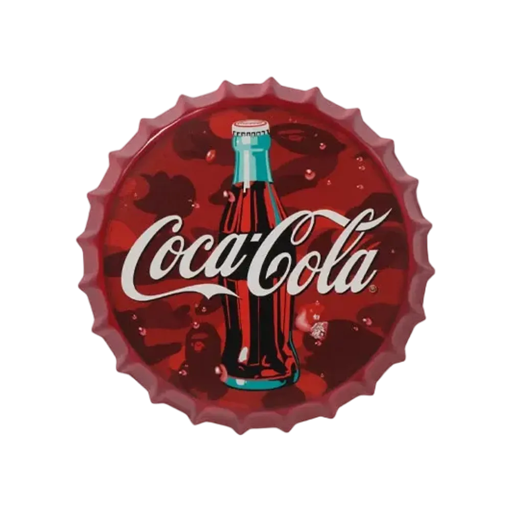 A BATHING APE x COCA COLA Sign "Red"
