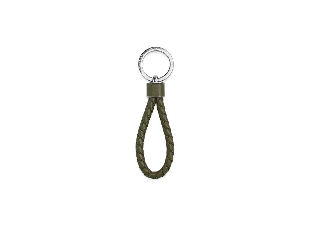 Bottega Veneta Intrecciato Keyring "Crocodile"