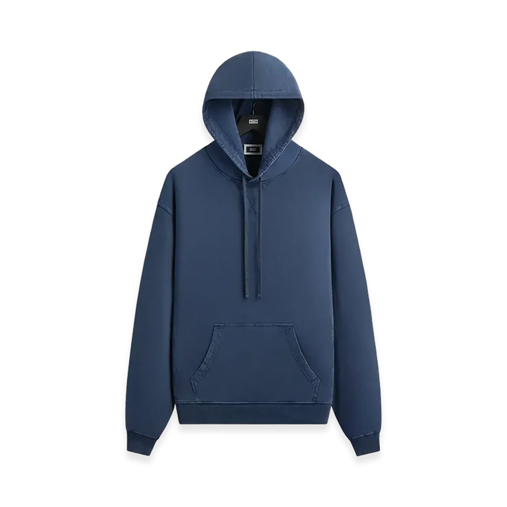 Kith Indigo Micro Fleece Williams III Hoodie "Dark Indigo"