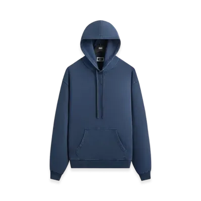 Kith Indigo Micro Fleece Williams III Hoodie "Dark Indigo"