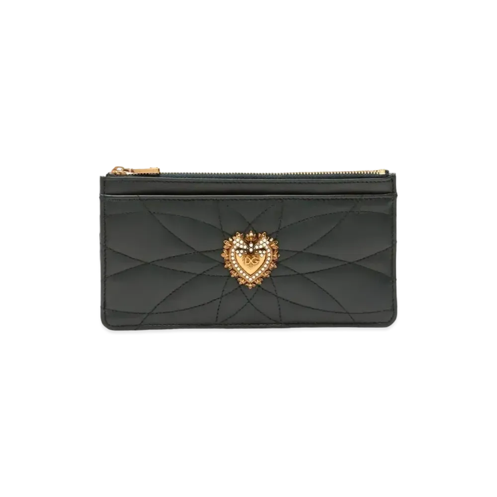 Dolce&Gabbana Devotion Card Holder Large "Green"