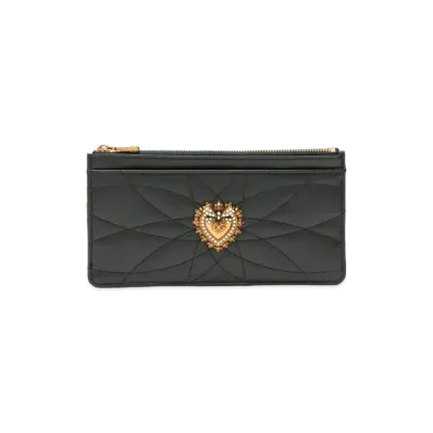Dolce&Gabbana Devotion Card Holder Large "Green"