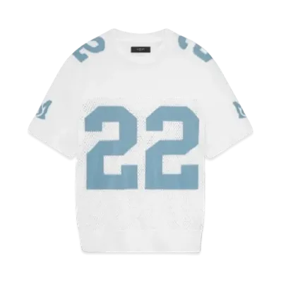 AMIRI 22 Tee "White Cerulean"