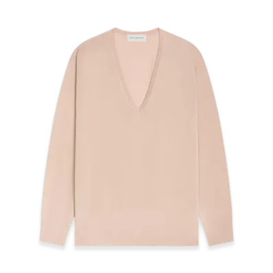 DRIES VAN NOTEN Women's Merino Wool Sweater "Beige"
