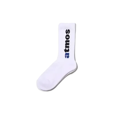 atmos Jacquard Logo Socks "White"