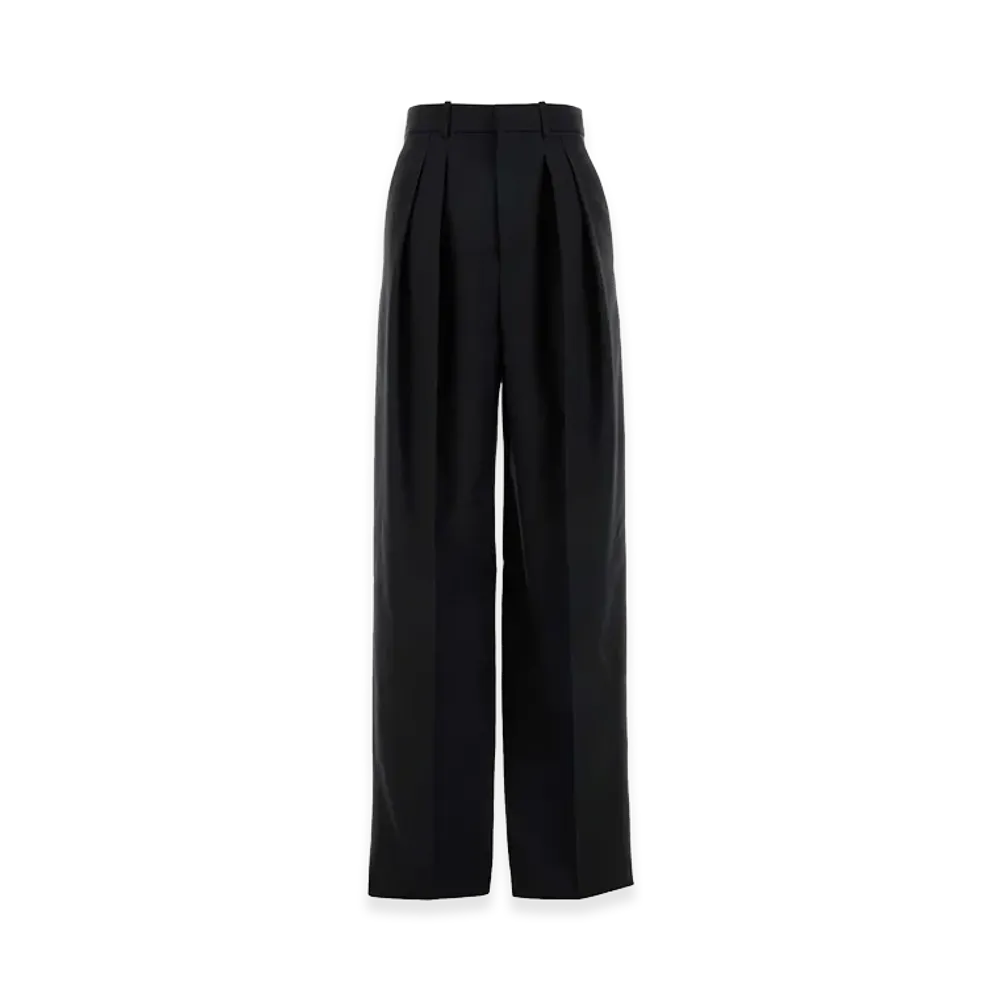 Saint Laurent Women's Canvas Pant "Black"