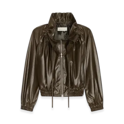 DRIES VAN NOTEN Women's Cocoon Blouson "Khaki"