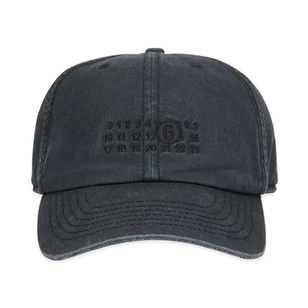 MM6 Maison Margiela Baseball Cap "Black"