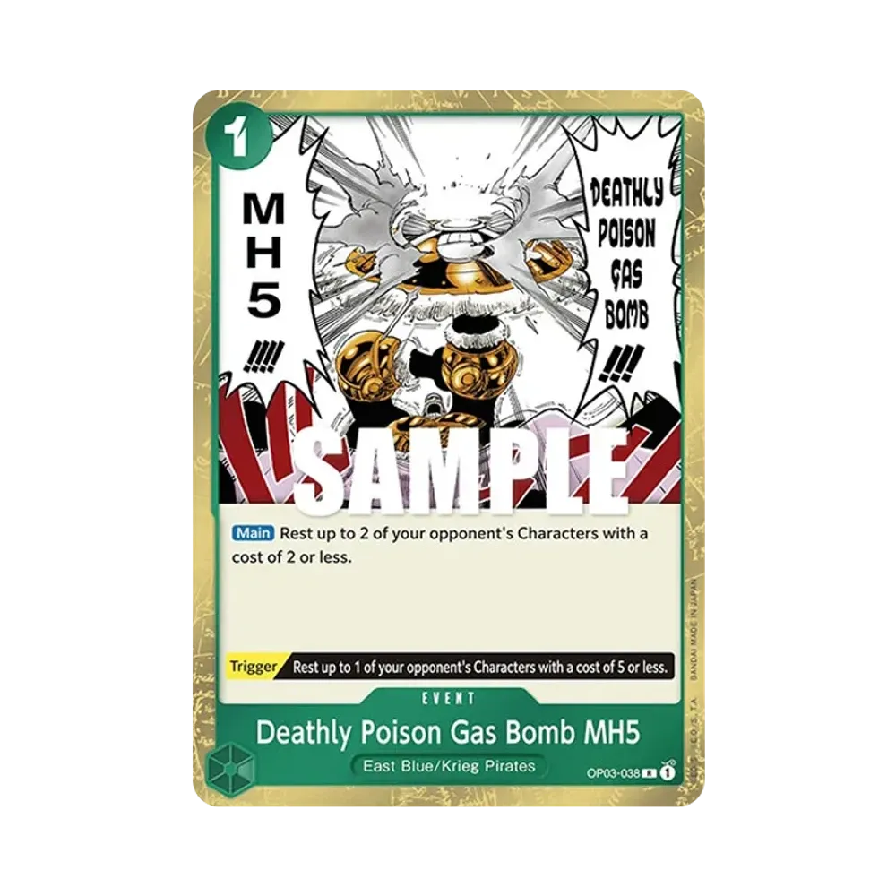 猛毒ガス弾『M・H・5』 R [OP03-038]【英語版】(ブースターパック「強大な敵」)