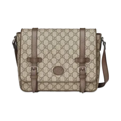 GUCCI GG Messenger Bag "Beige/Ebony"