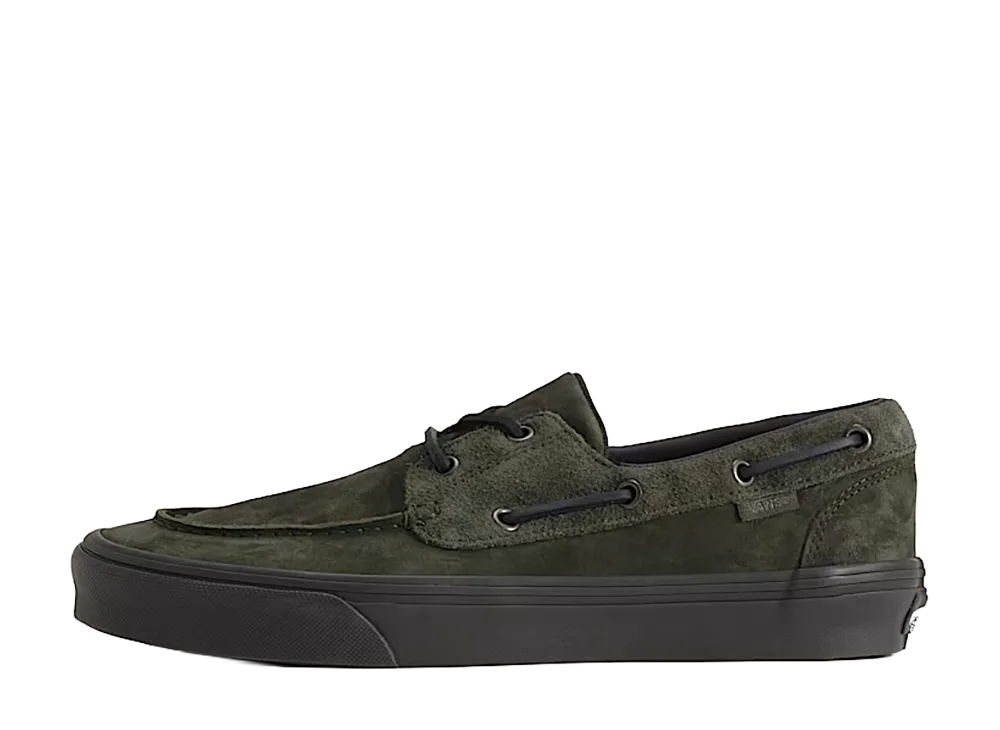 Vans 2 Eyelet Boat "Obsidian Fern Green"