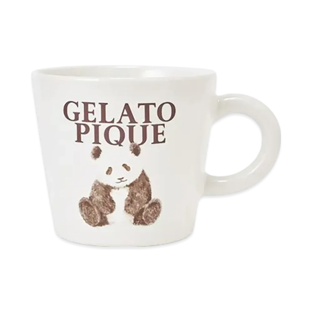 GELATO PIQUE Panda Pattern Mug "Off White"