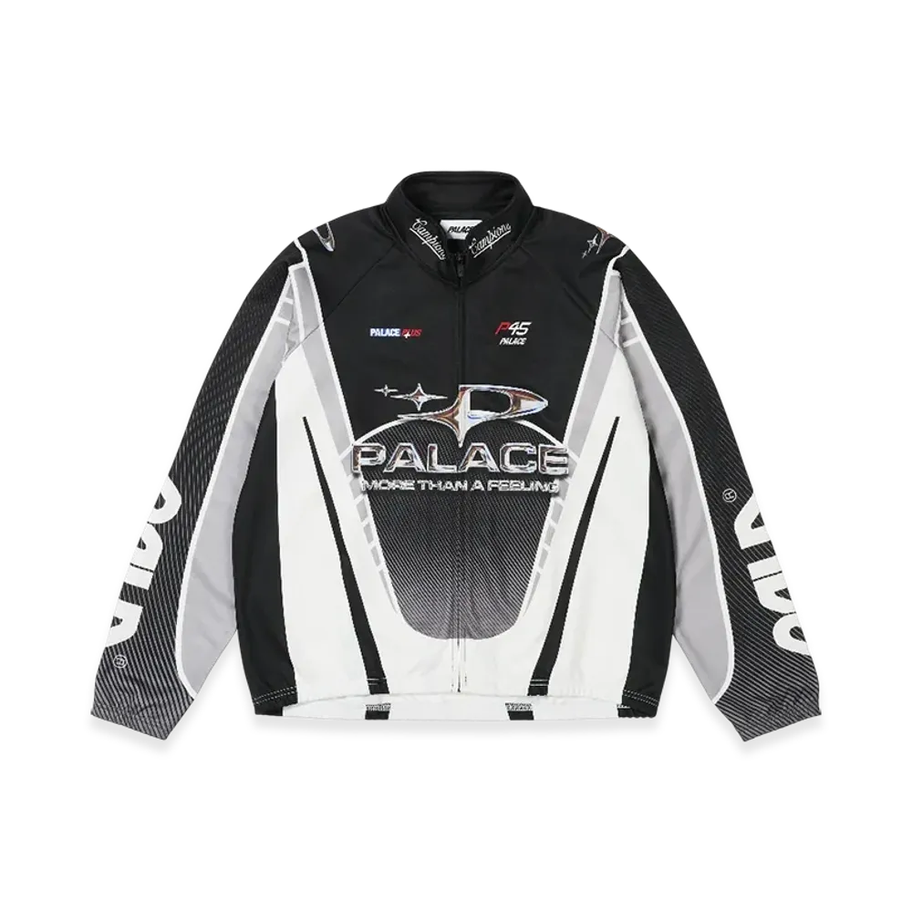PALACE More Than A Cycling Zip Jacket "Black Silver"