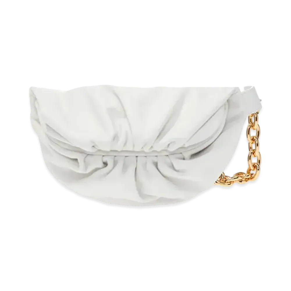 Bottega Veneta Calfskin Crossbody Shoulder Bag "White"