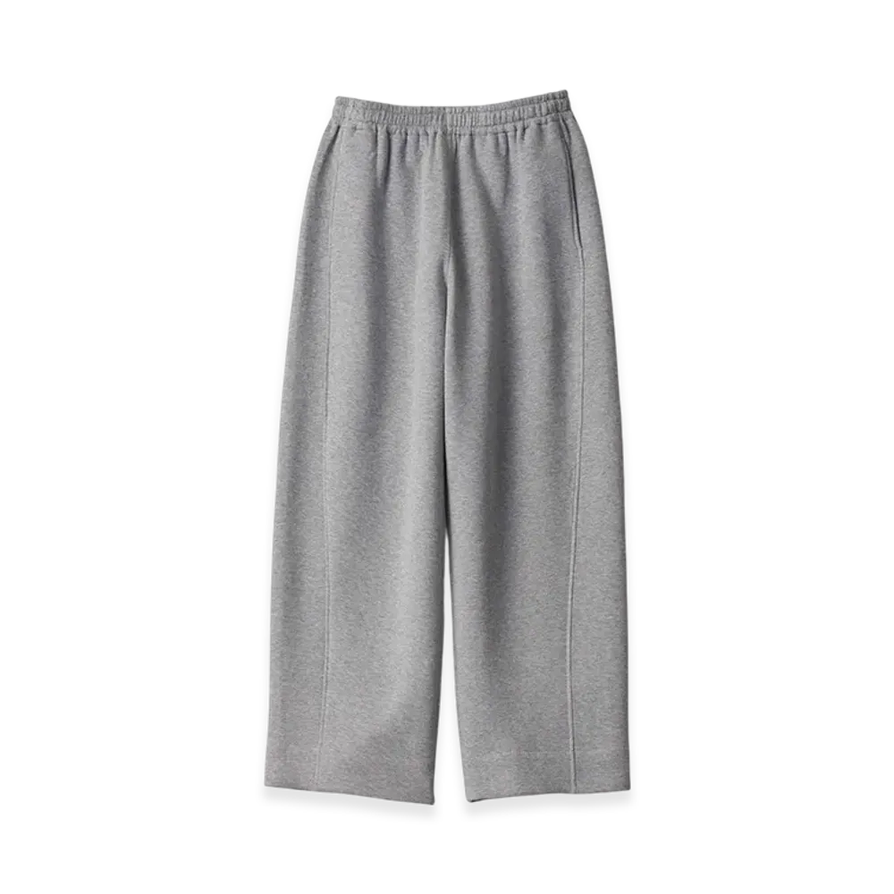 ssstein Cotton Double Knit Twist Seam Pants "Top Grey"