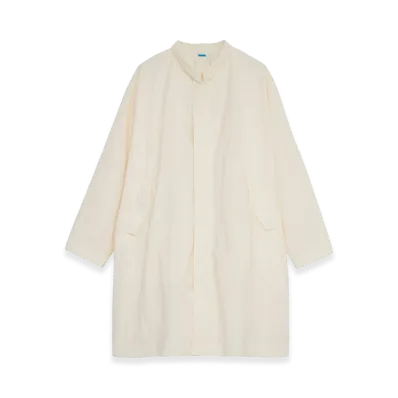 GDC x is-ness Single Breasted Coat "White"
