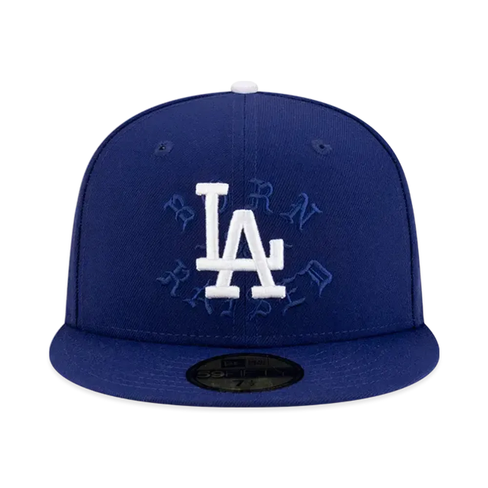 BORN X RAISED x NEW ERA x Dodgers 2024 World Series Fitted "Blue"