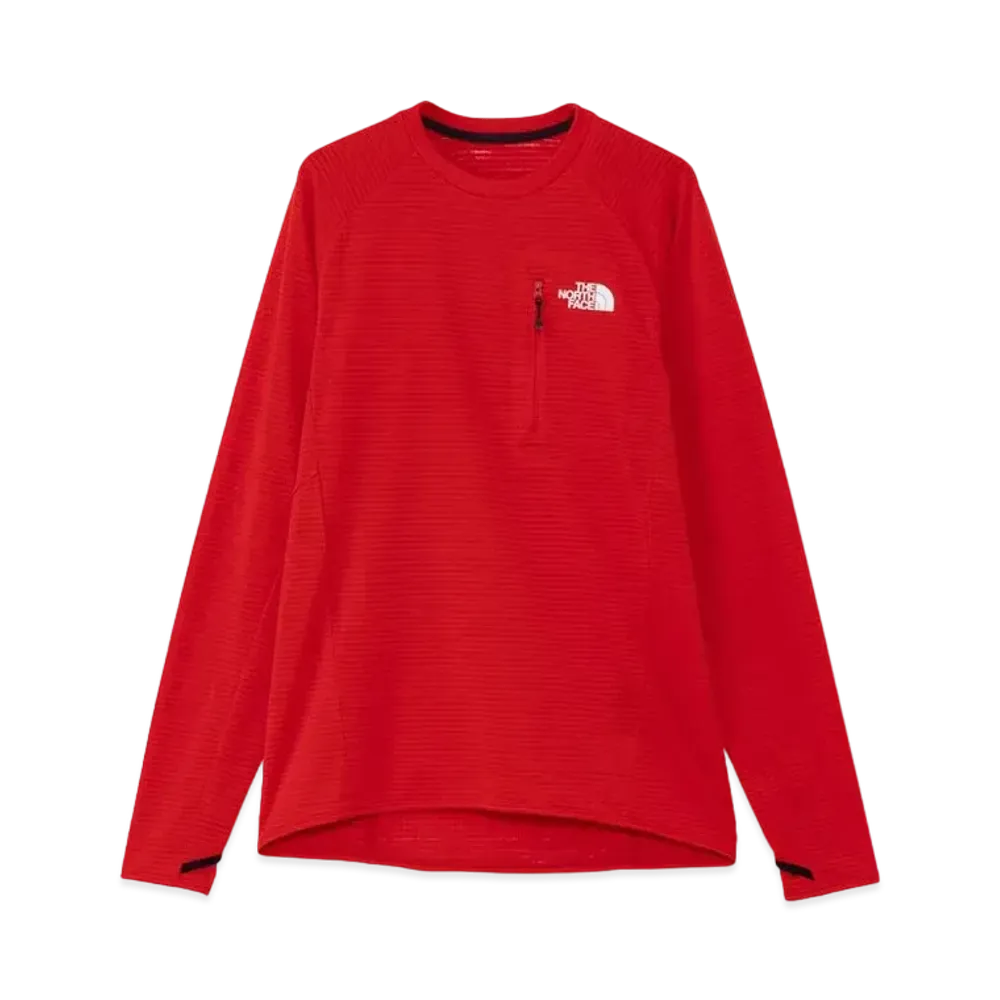 The North Face Polartec Grid Fleece Crew "Fiery Red"