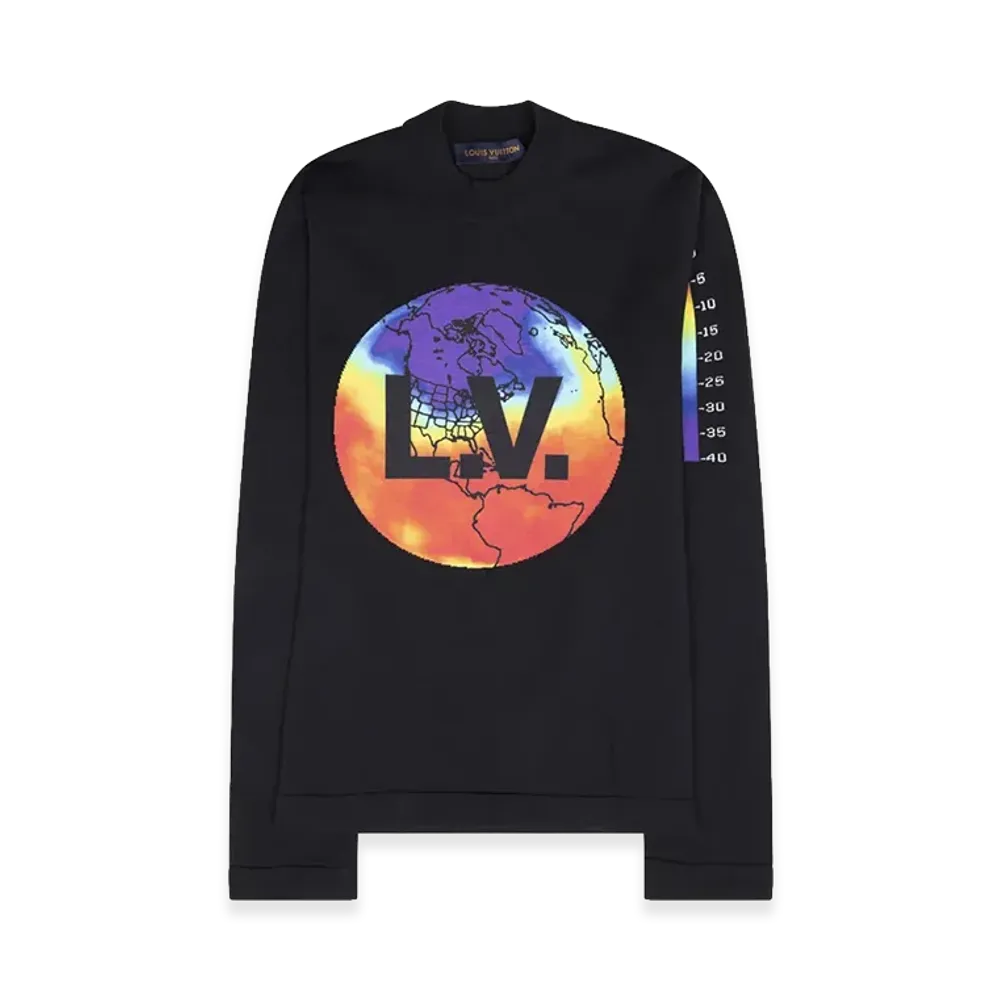 Louis Vuitton Virgil Abloh LV2054 Atlas Technical Pullover "Black"