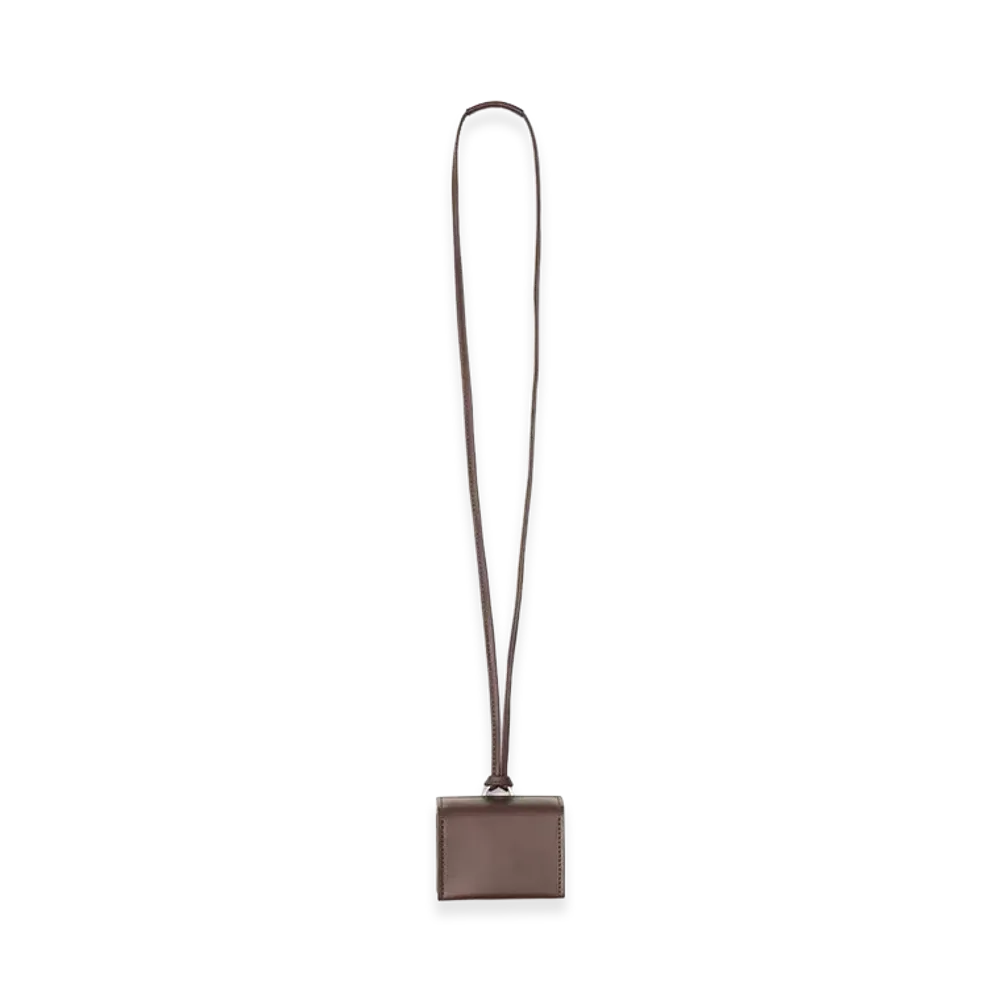 YOKE x TSUCHIYA KABAN Earphone Case Necklace "Brown"