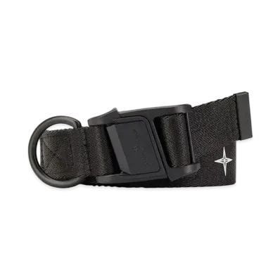 Stone Island 94464 NYLON TAPE WITH S.I. LETTERING "Black"