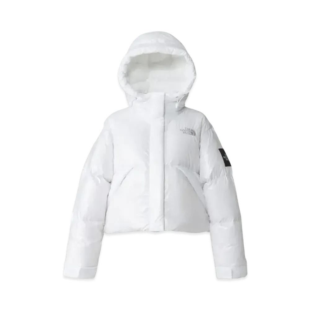 The North Face Glossy Short Down Jacket "White"