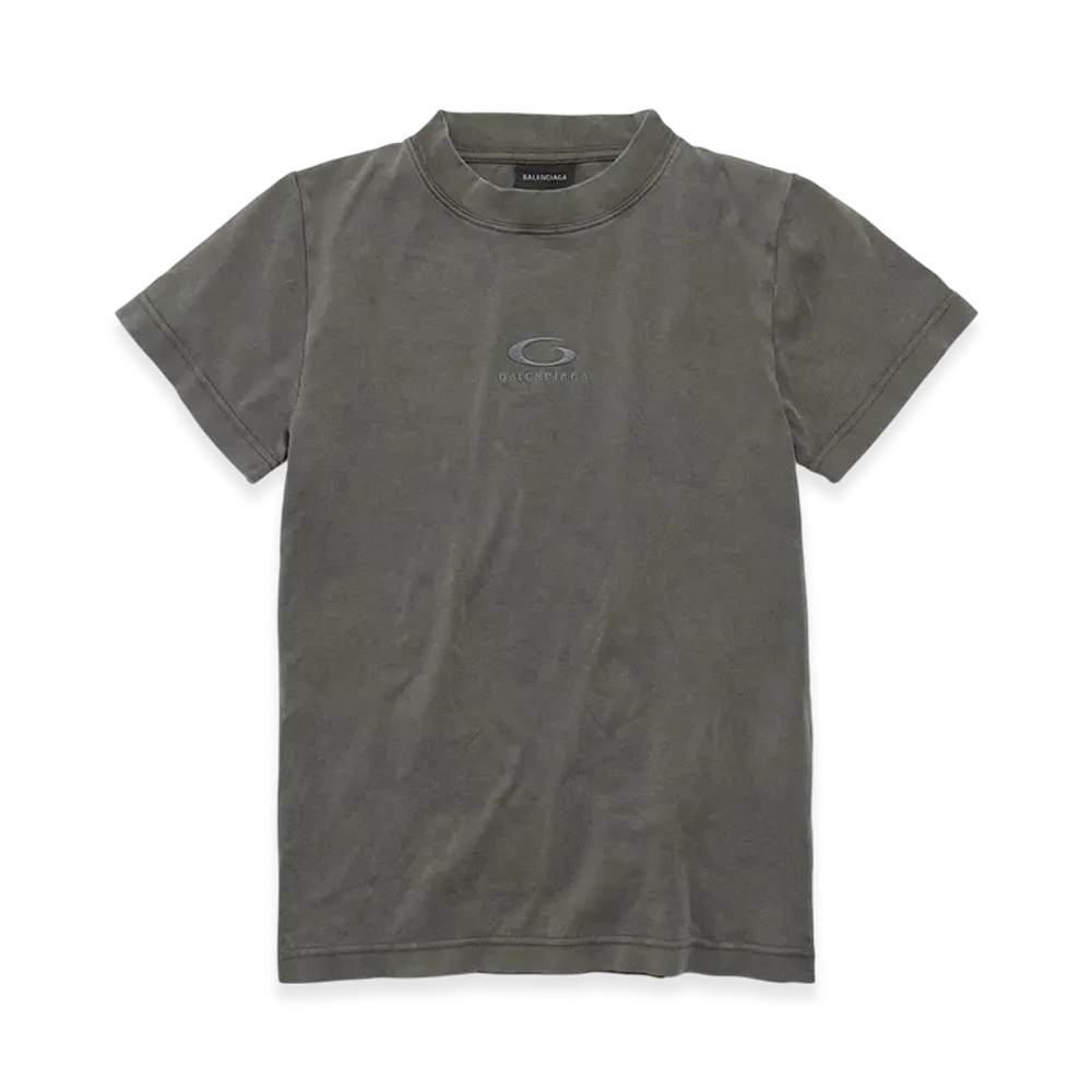 BALENCIAGA Loop Sports Icon Fitted T-shirt "Grey"