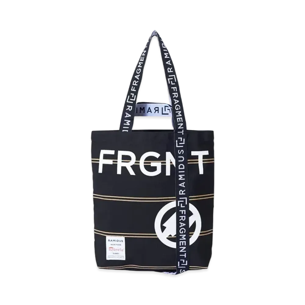 FRAGMENT x RAMIDUS TOTE BAG (M) "Black Yellow"
