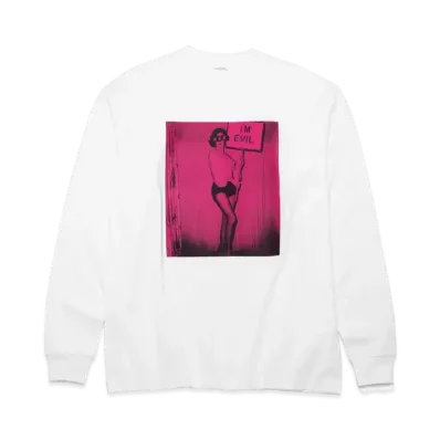 GOD SELECTION XXX LONG SLEEVE T-SHIRT GX-A22-LT-02 "White"