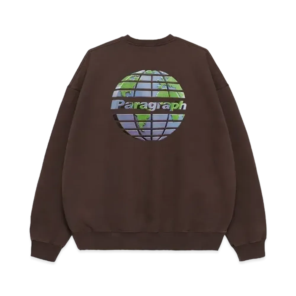 Paragraph 3D Circle Logo Crew "Brown"