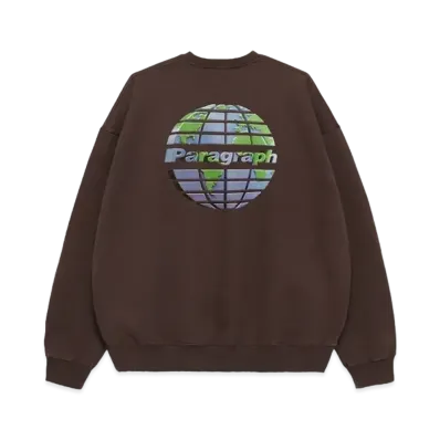 Paragraph 3D Circle Logo Crew "Brown"